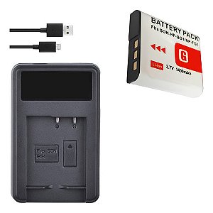 Kit 1 Bateria Np-bg1 Para Sony Cybershot DSC-W130 W150 W170