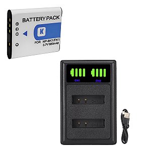 Kit 1 Bateria NP-BK1/FK1  Para Sony CyberShot DSC-S750, S780