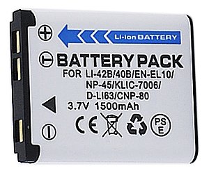 Bateria Np-80 1500mAh 3.7V Para Olympus Stylo 820 830 1000