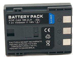 Bateria NB-2L 1500mAh 7.4V Para Canon PowerShot S30, S40 S50