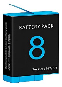 Bateria Ahdbt-801 P/ GoPro Hero5, Hero6, Hero7, Hero8  Black
