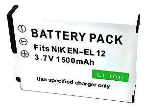 Bateria En-el12 1500mAh 3.7V Para Nikon Coolpix S9200, AW130