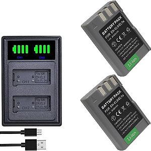 Kit 2 Baterias En-el9 Para Nikon D5000, D3000, D40, D60 D40x