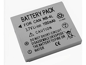 Bateria NB-4L para Canon IXUS 120IS, 220HS, 230HS SD450 SD600 SD630