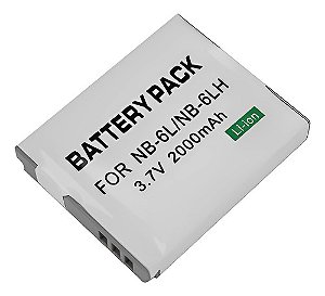 Bateria NB-6L 2000mAh 3.7V P/ Canon SX270HS SX260HS SX170 IS