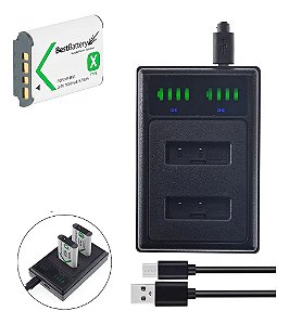 Kit 1 Bateria NP-BX1 P/ Sony Cyber-Shot FDR-X3000 Action Cam