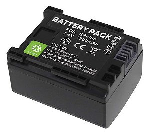 Bateria BP-808 1200mAh 7.4V Para Canon FS-10 100 11 200 305