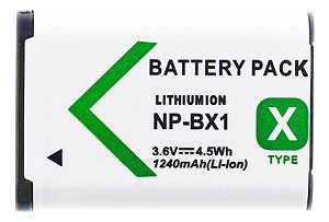 Bateria NP-BX1  1240mAh 3.6V Para Sony Cyber-Shot  DSC-HX50V