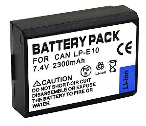 Bateria Lp-e10 Para Canon Eos Rebel T3 1100d, T5 1200d, T6 1300d