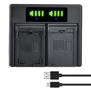 Carregador Np-fh50 Para Sony Dslr-hx200v Dcr-dvd108e Dvd115e