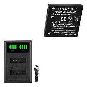 Kit 1x1 - Bateria Dmw-bck7e Para Panasonic Dmc-fs22 Dmc-fp77 Dmc-fx80gk Dmc-fh7