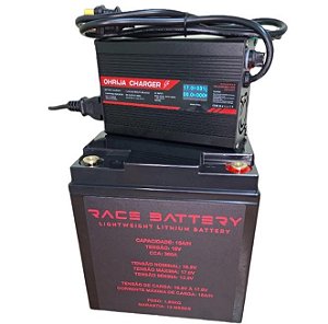 Bateria de lítio ultra leve 16v