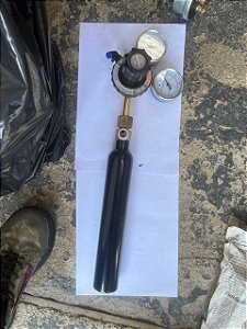 Garrafa CO2 com registro