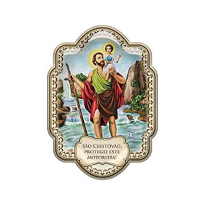 ADESIVO RESINADO SÃO CRISTOVÃO 7CM