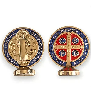 Medalha de São Bento para Carro - Colorida