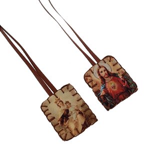 Escapulário de Nossa Senhora do Carmo em Tecido - Tam M