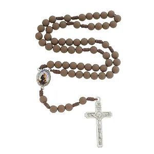 Terço de Santo Antônio - Pérola Marrom