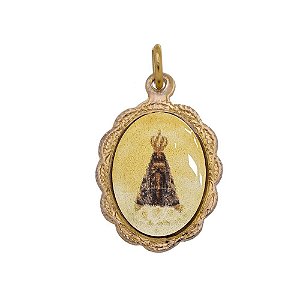 KIT MEDALHA NOSSA SENHORA APARECIDA – 5, 10, 15 OU 25 UNIDADES