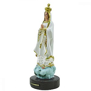 IMAGEM NOSSA SENHORA DE FÁTIMA EM LÁTEX – 23CM