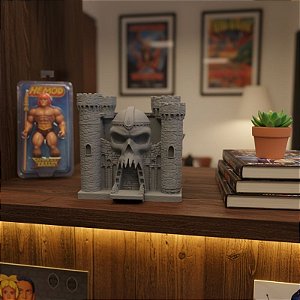 Castelo de Grayskull He-Man 3D - Porta Coisas Decorativo Geek + Porta Pipoca