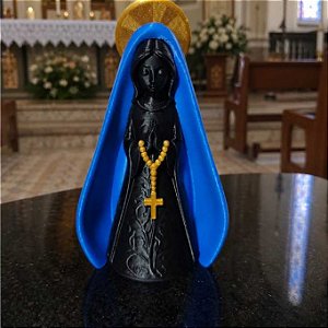 Imagem Nossa Senhora Aparecida Multicolor - Decoracao Sacra Impressao 3D - Padroeira do Brasil