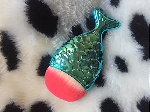 Pincel para Contorno Modelo Peixe - Cabo Azul Celeste e Cerdas ... Pincel para Contorno Modelo Peixe - Cabo Azul Celeste e Cerdas ...