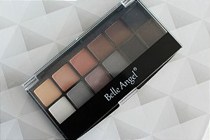 Mini Paleta de Sombras Belle Angel B021 12 Cores - 12g Mini Paleta de Sombras Belle Angel B021 12 Cores - 12g