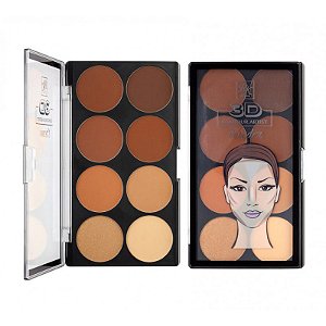 Paleta de Contorno Facial em Pó Ruby Kisses 3D Contour Artistic ... Paleta de Contorno Facial em Pó Ruby Kisses 3D Contour Artistic ...