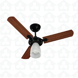 VENTILADOR TETO VTS MARB PRETO GLOBO ABERTO