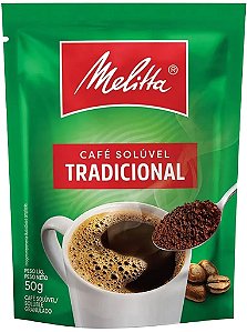 CAFÉ SOLÚVEL TRADICIONAL SACHET - MELITTA 50G