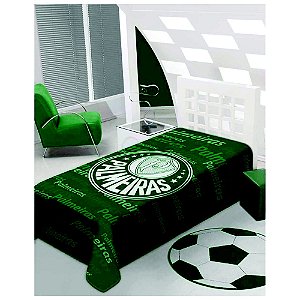 Cobertor Raschel Palmeiras Solteiro Jolitex K80335002 Verde