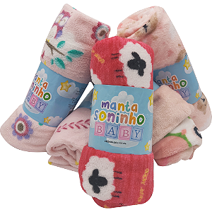 Manta Soninho Baby Menina Hazime