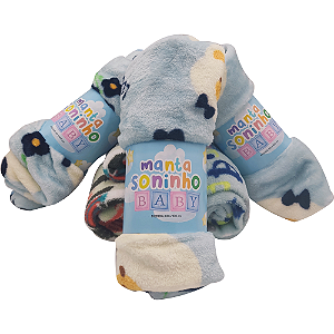 Manta Soninho Baby Menino Hazime