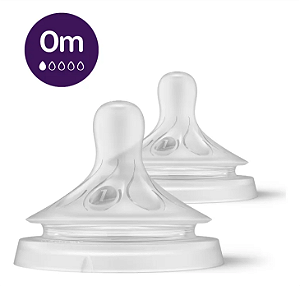 Bico Philips Avent Pétala 0m+ – Bico Rítmico Recém-nascido (2 Unidades)