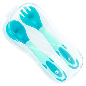 Kit Talher Termossensível Pimpolho – Colher e Garfo de Silicone