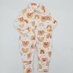 Macacão Vira Pé com Botões Mafessoni