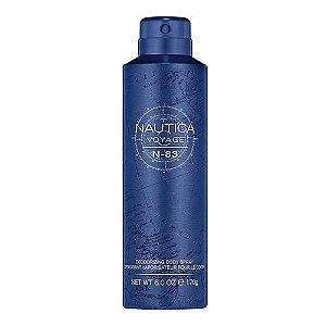 DESODORANTE BODY SPRAY NAUTICA VOYAGE N-83 MASCULINO 175 GRAMAS