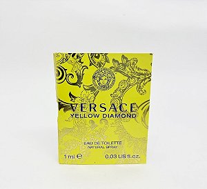 AMOSTRA VERSACE YELLOW DIAMOND EDT FEMININO 1 ML