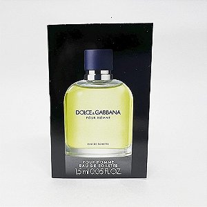 AMOSTRA DOLCE & GABBANA POUR HOMME EDT MASCULINO 1,5 ML