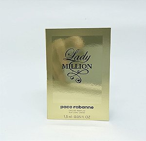 AMOSTRA PACO RABANNE LADY MILLION EDP FEMININO 1,5 ML