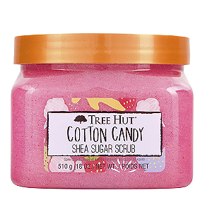 ESFOLIANTE SHEA SUGAR SCRUB TREE HUT COTTON CANDY 510 GRAMAS