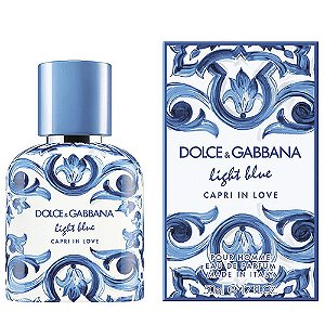 DOLCE & GABBANA LIGHT BLUE CAPRI IN LOVE POUR HOMME EDP MASCULINO