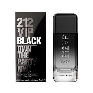 PERFUME CAROLINA HERRERA 212 VIP BLACK MASCULINO EAU DE PARFUM