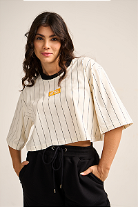 CROPPED STREETWEAR BASEBALL ATBS® OFF WHITE