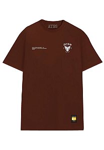 CAMISA STREETWEAR ATBS®  EAGLE FLAG BROWN
