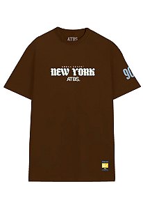CAMISA STREETWEAR NEW YORK ATBS® BROWN