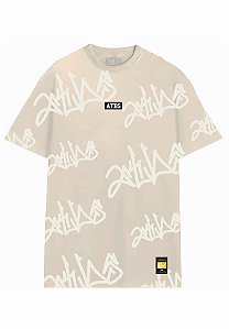 CAMISA STREETWEAR OVERSIZED ATBS® FULL BEGE