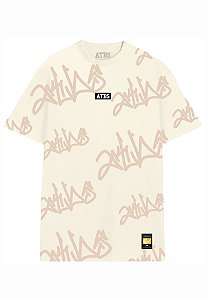 CAMISA STREETWEAR OVERSIZED ATBS® FULL OFF WHITE