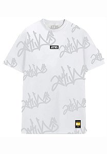 CAMISA STREETWEAR OVERSIZED ATBS® FULL BRANCA