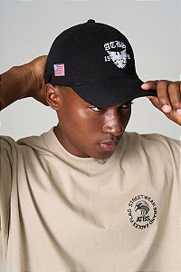 BONÉ DAD HAT ATBS® EAGLE 1990 PRETO
